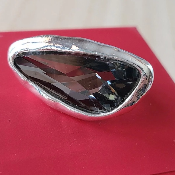 NOCTURNA - Bohemian Ring - Smoke gray crystal - Picture 8 of 15